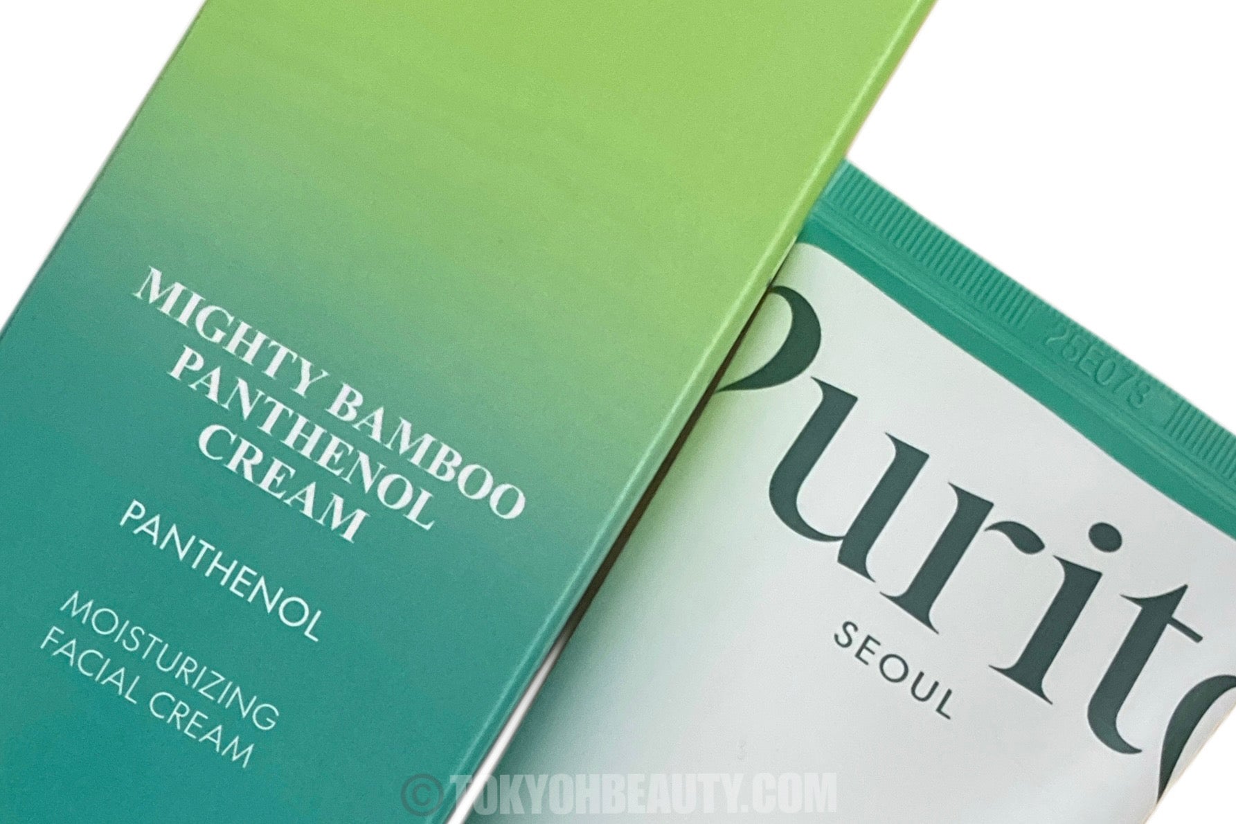 Purito Mighty Bamboo Panthenol Crema, confezione tubo e scatola.