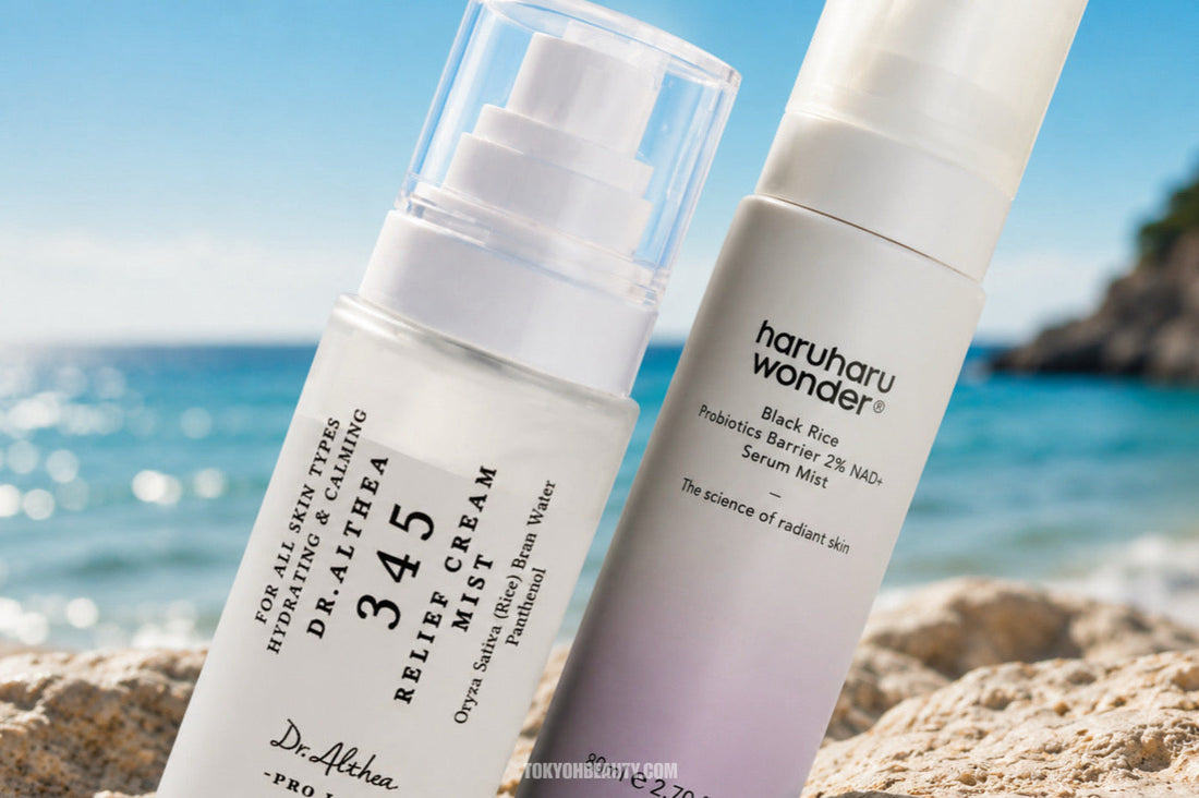Face Mist: il must-have skincare dell’estate? Confronto tra Haruharu Wonder NAD+ Mist e Dr. Althea 345 Relief Cream Mist