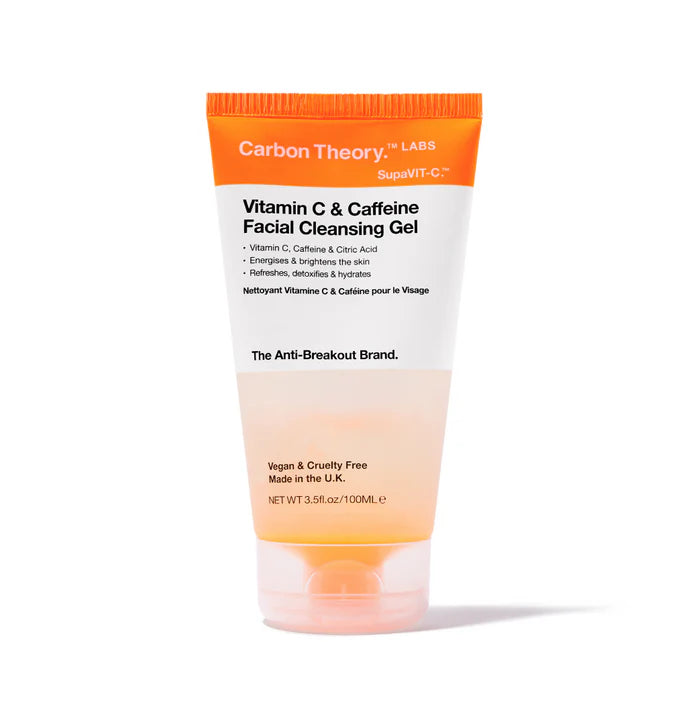 Carbon Theory Gel Detergente Viso alla Vitamina C & Caffeina 100 ml