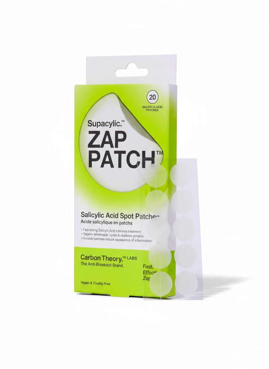 Carbon Theory Cerotti Anti-Imperfezioni con Acido Salicilico – 12 mm (20 Patches)