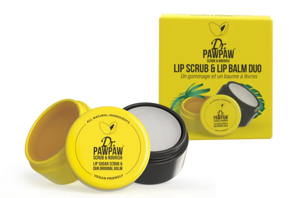 Dr.PAWPAW  Duo Esfoliante e Balsamo Labbra 100% Naturale