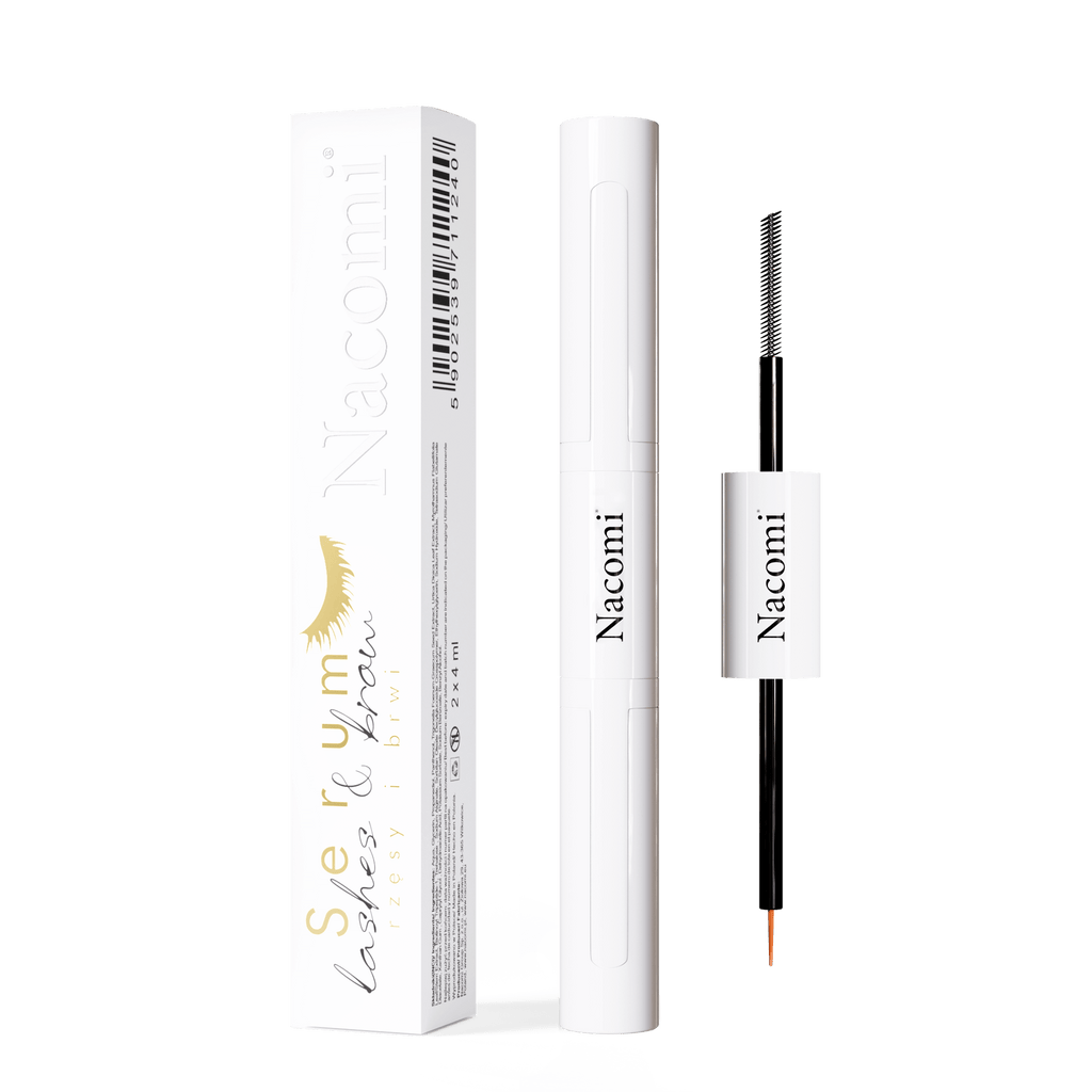 Nacomi  Siero rinforante ciglia e sopracciglia doppio applicatore 4ml
