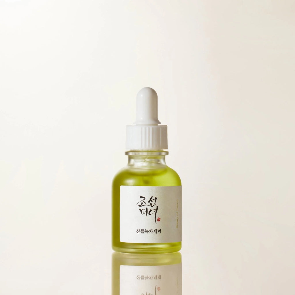 Beauty of Joseon Calming Serum al Tè Verde e Pantenolo per pelli sensibili 30ml.
