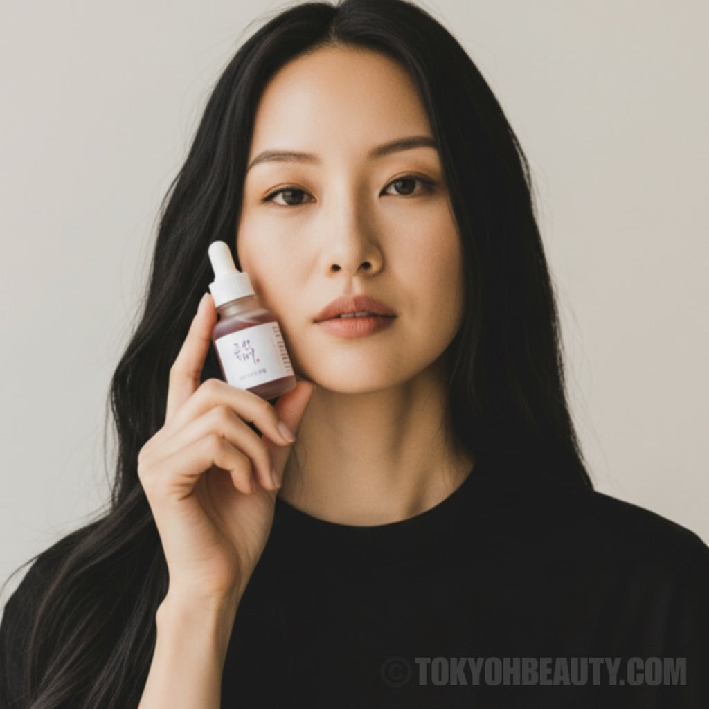 Con il Revive Serum di Beauty of Joseon, la pelle appare più luminosa ed elastica, disponibile su Tokyoh Beauty.
