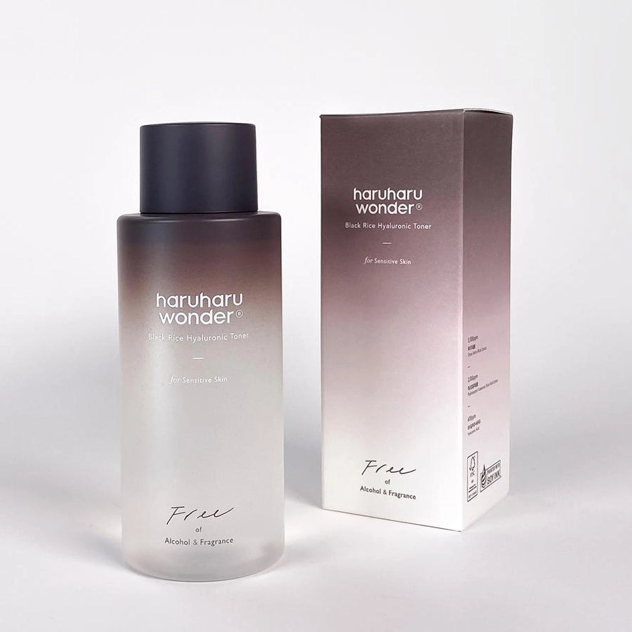 Tonico idratante e lenitivo senza profumo con riso, bambù e acido ialuronico per pelle sensibile