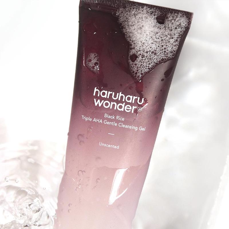 Haruharu Wonder Black Rice Triple AHA Gentle Cleansing Gel 100ml
