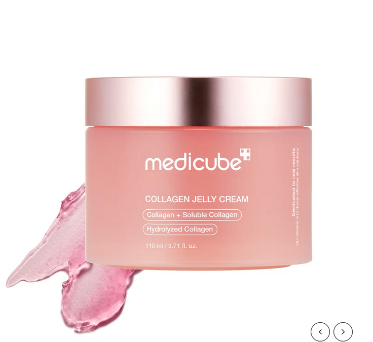 Crema gel al collagene Medicube rimpolpante per pelle secca e sensibile effetto glass skin.
