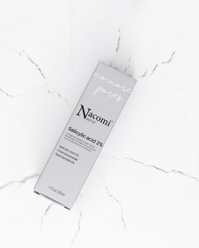 Siero esfoliante Nacomi No More Pores con acido salicilico 2% per pori dilatati e pelle acneica 30ml