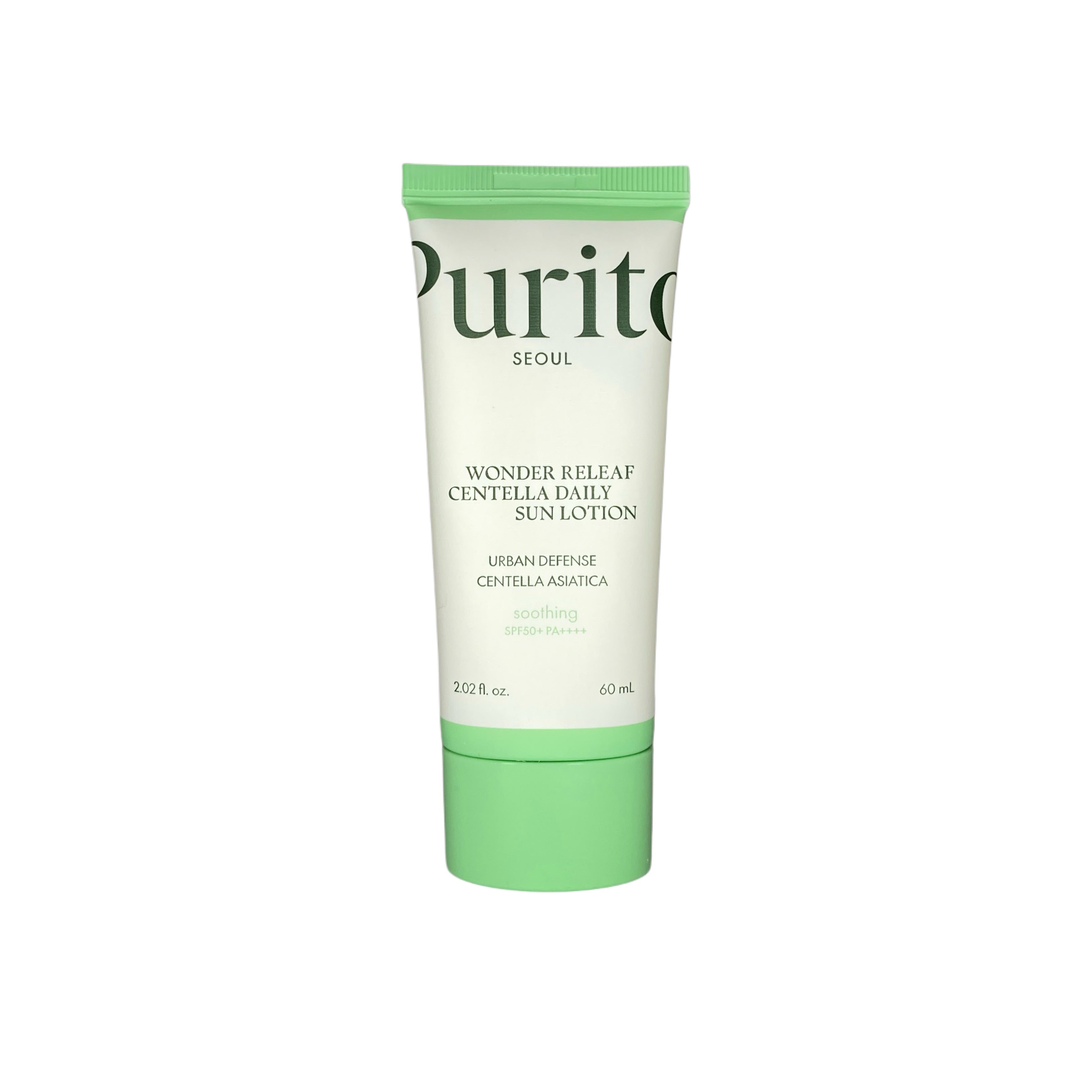 Purito WOnder Releaf protettore solare SPF50 PA++++ Disponibile su Tokyoh Beauty