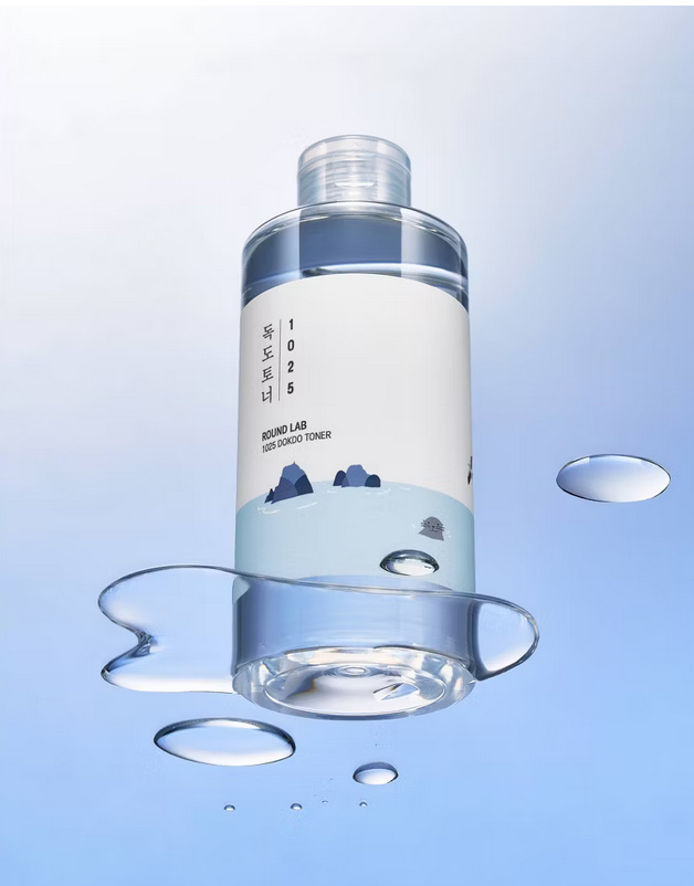 Round Lab 1025 Dokdo Toner 100ml – tonico coreano idratante con esfoliazione delicata per pelle sensibile e disidratata