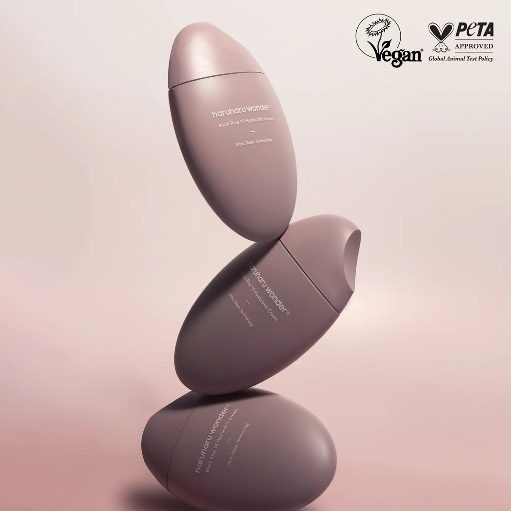 Haruharu Wonder  Crema Idratante Attiva al Riso Nero e Acido Ialuronico per Pelli Sensibili 50 ml