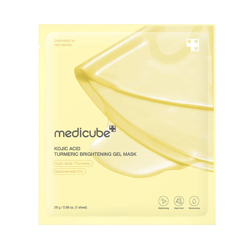 MEDICUBE Maschera Gel Illuminante Acido Kojico & Curcuma 28 g