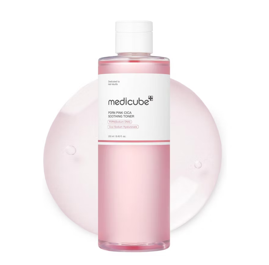 MEDICUBE Pink Cica Tónico Iluminador e Hidratante con PDRN 250 ml