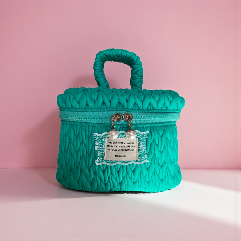 Bauletto per skincare e make-up Tokyoh Beauty collezione Muzo Green Dreams