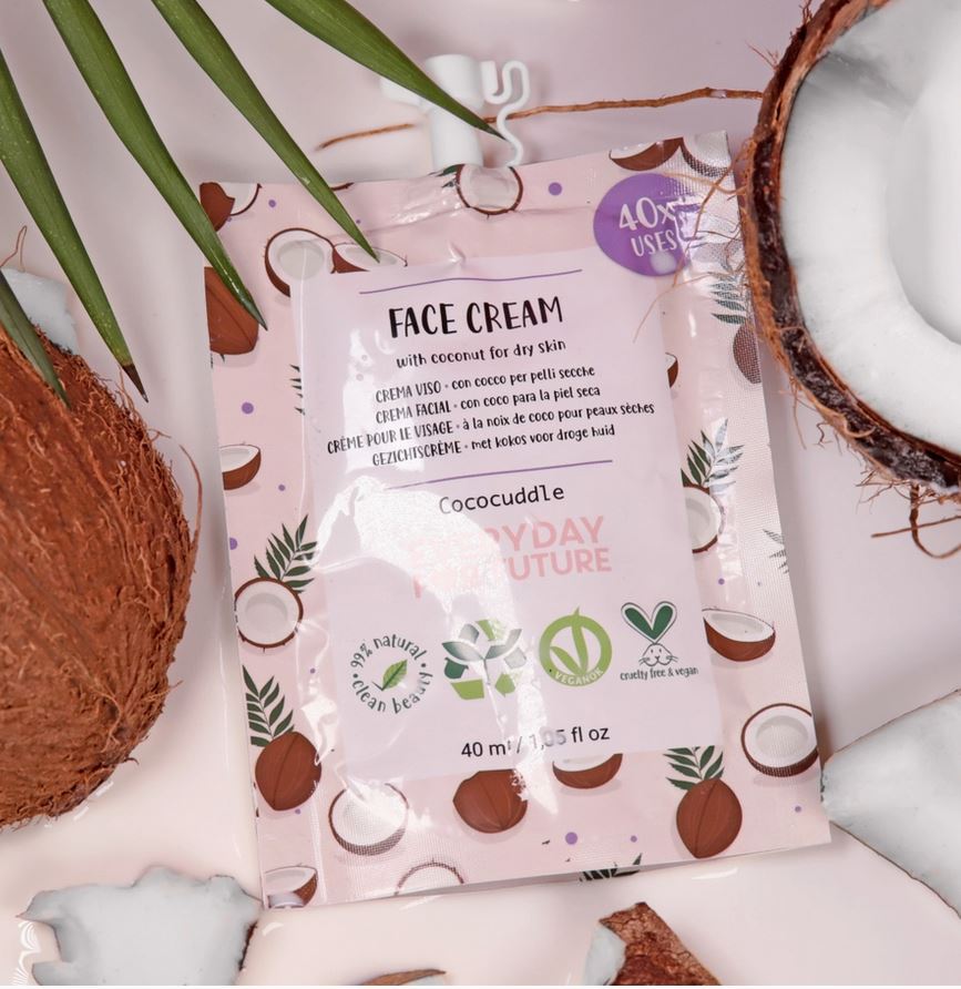 EVERYDAY FOR FUTURE (E4F) Crema viso Coconut Comfort Cream – Soft Hydration Boost 40ml