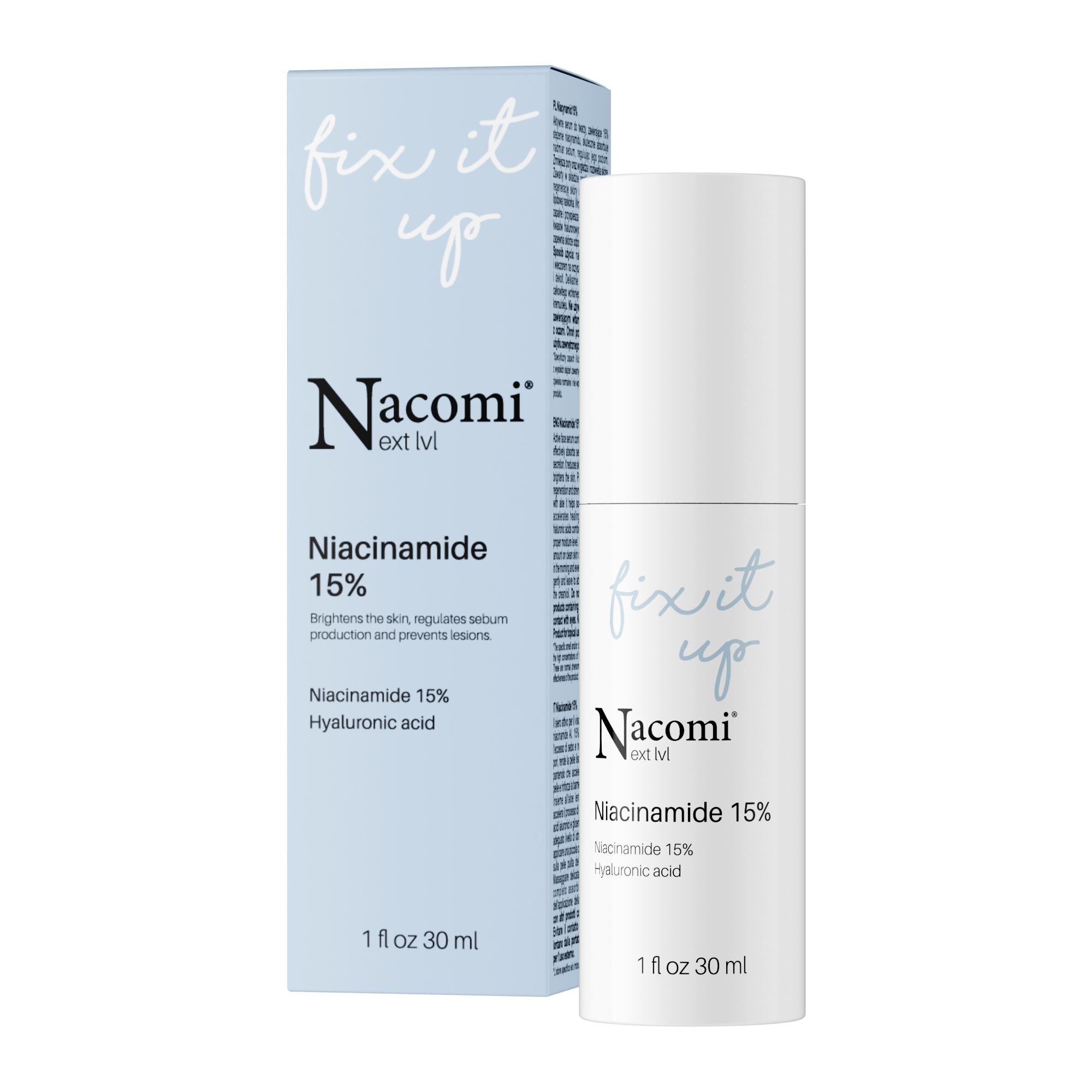 NACOMI NEXT LVL SIERO VISO FIX IT UP NIACINAMIDE 15% SERUM 30 ML