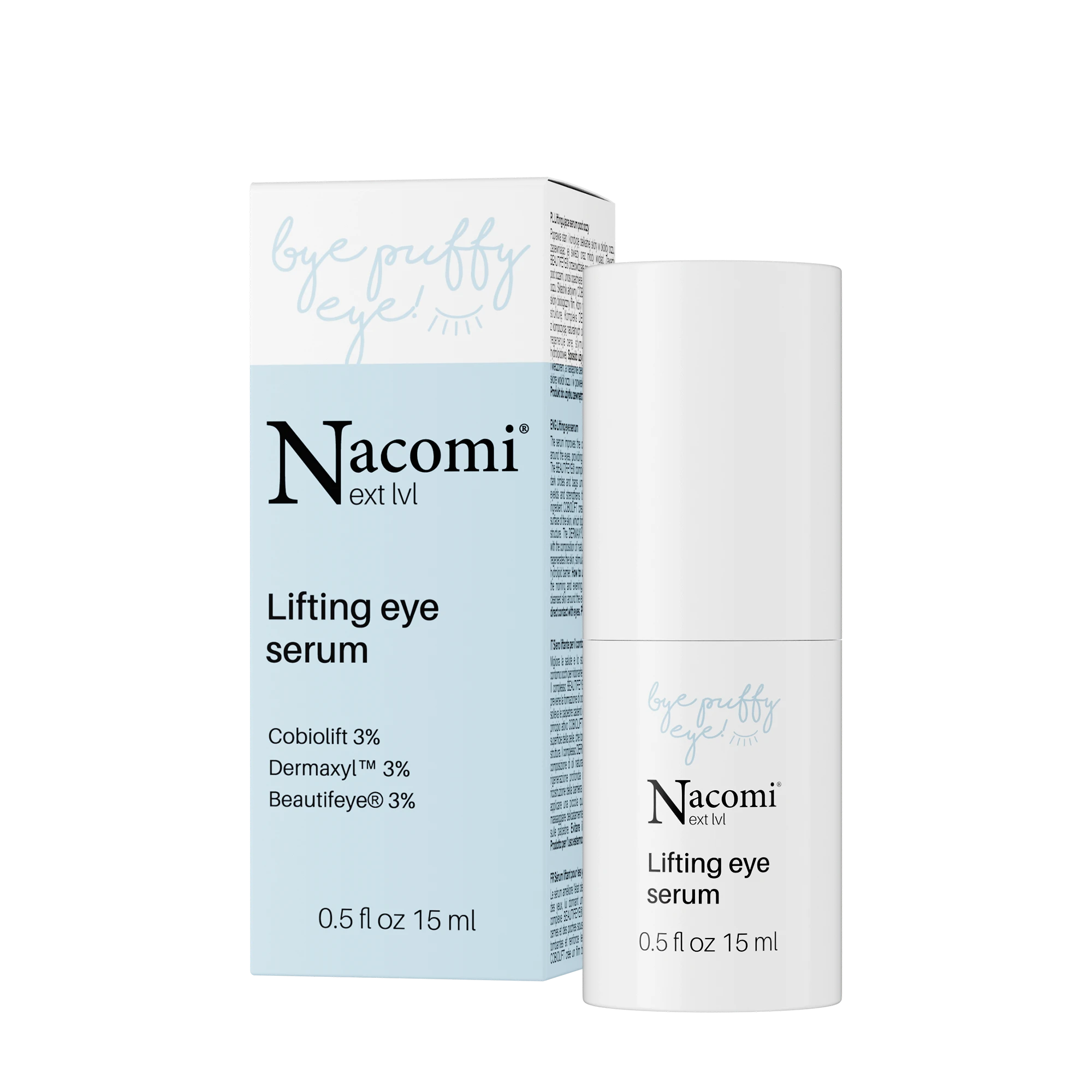 NACOMI NEXT LVL Siero contorno occhi Bye bye Puffy Eye 30 ML