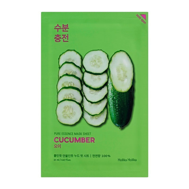 HOLIKA HOLIKA MASCHERA VISO PURE ESSENCE MASK SHEET CUCUMBER 23 ML