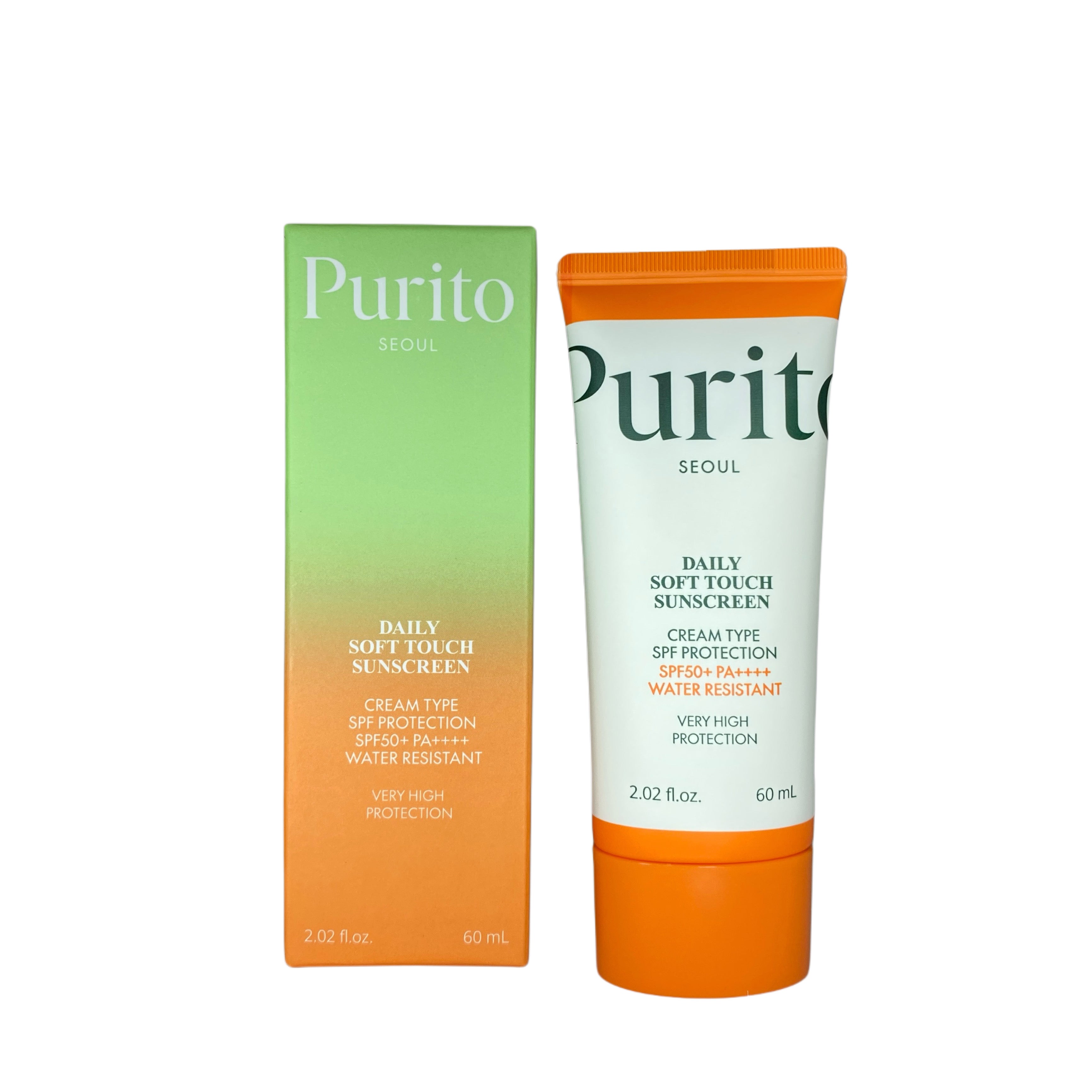 PURITO PROTETTORE SOLARE DAILY SOFT TOUCH SPF50+ PA++++ 60 ML