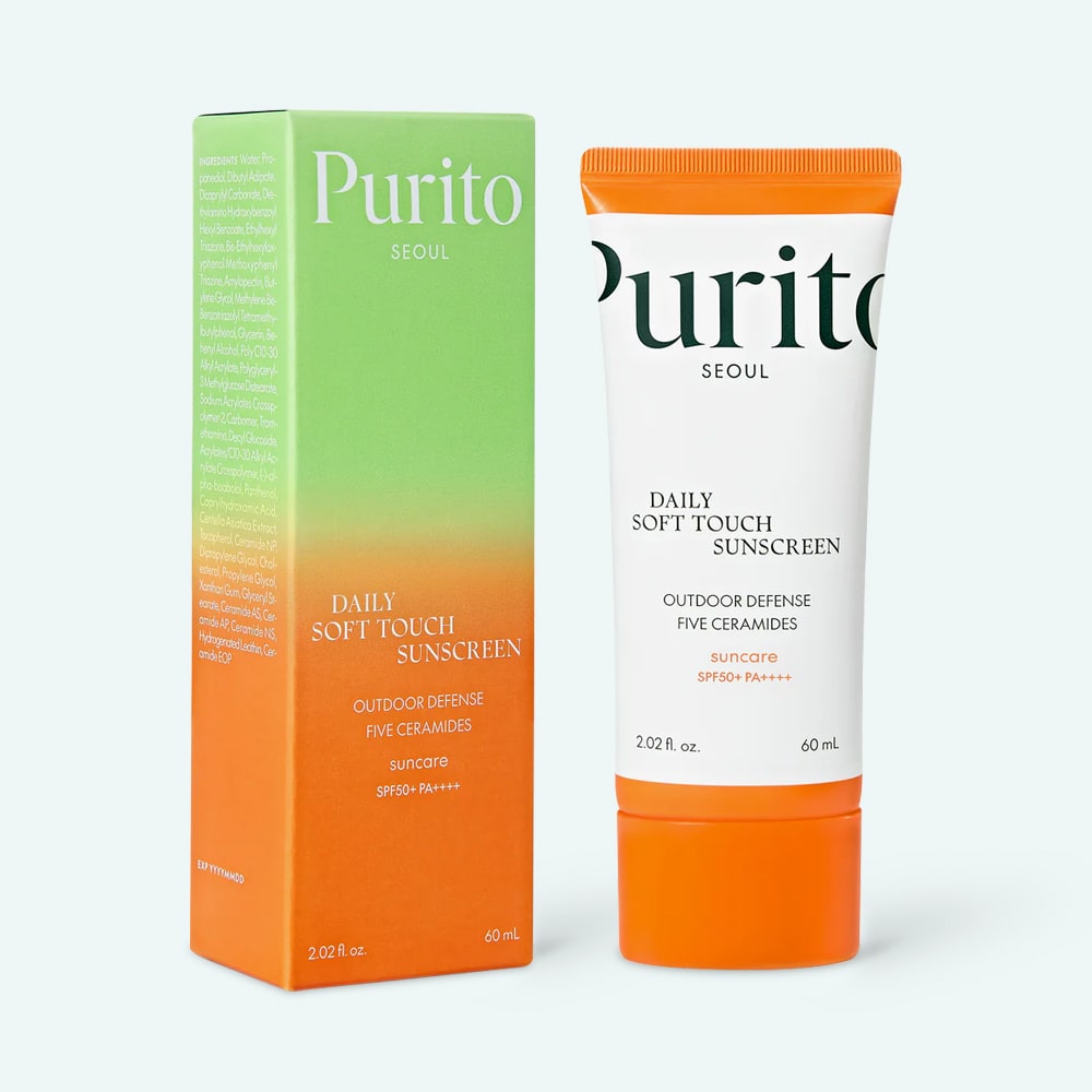 PURITO Daily Soft Touch Protettore Solare SPF50+ PA++++ 60ml