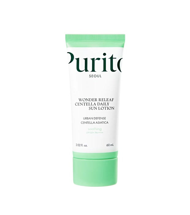 PURITO Wonder Releaf Protettore Solare alla Centella Asiatica SPF50+ PA++++ 60 ml