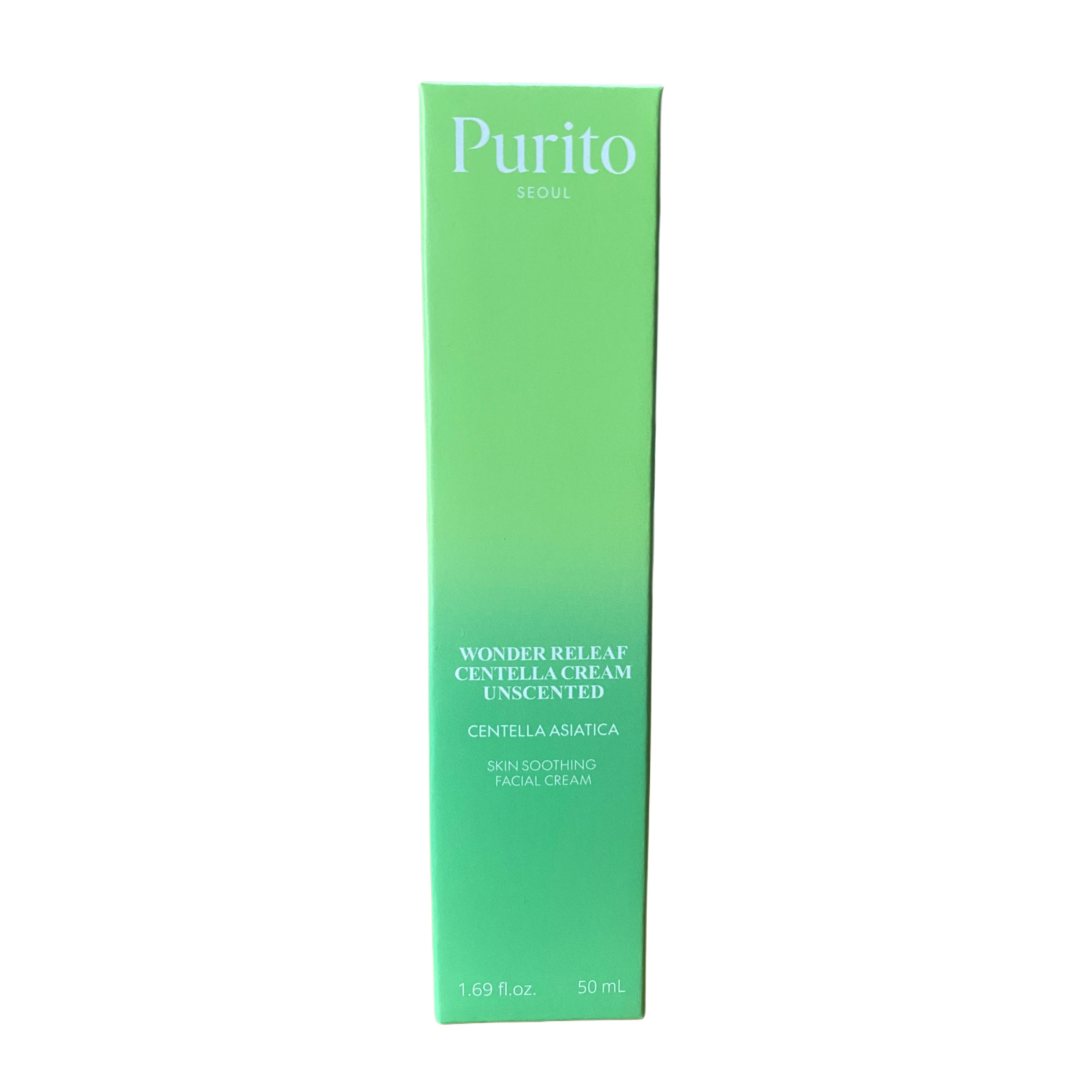 PURITO CREAMA VISO WONDER RELEAF CENTELLA CREAM UNSCENTED 50 ml