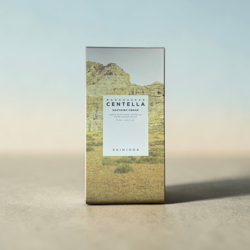Scatola Skin1004 Madagascar Centella Soothing Cream.