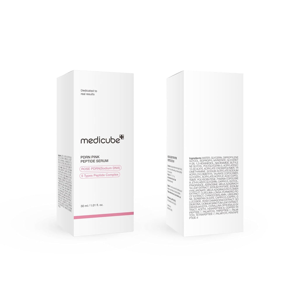 MEDICUBE SIERO VISO ILLUMINANTE ROSE PDRN PINK PEPTIDE SERUM 30 ML